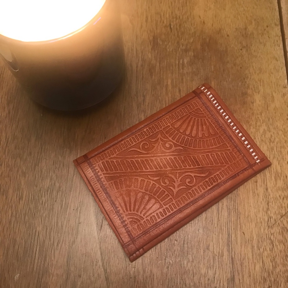 Hand Tooled Leather Wallet